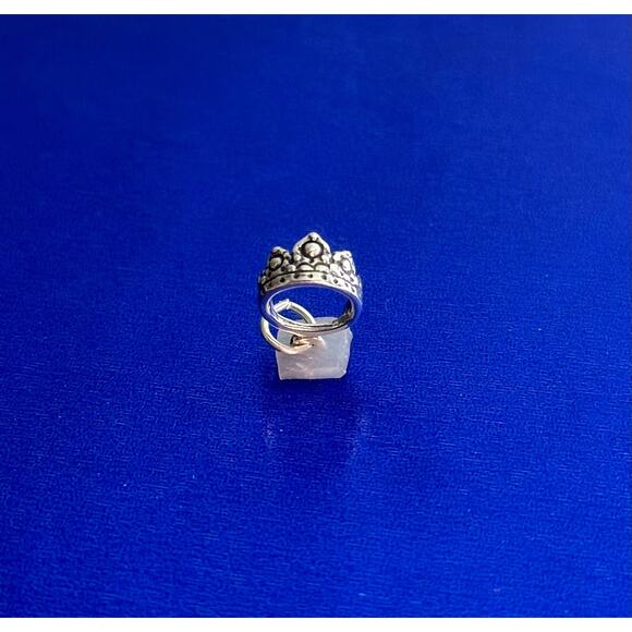 Sterling Silver 3D Tiara Charm - Picture 1 of 6